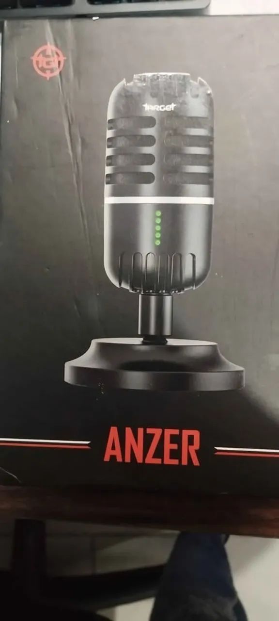 Microfone Gamer/Streamer Target ANZER