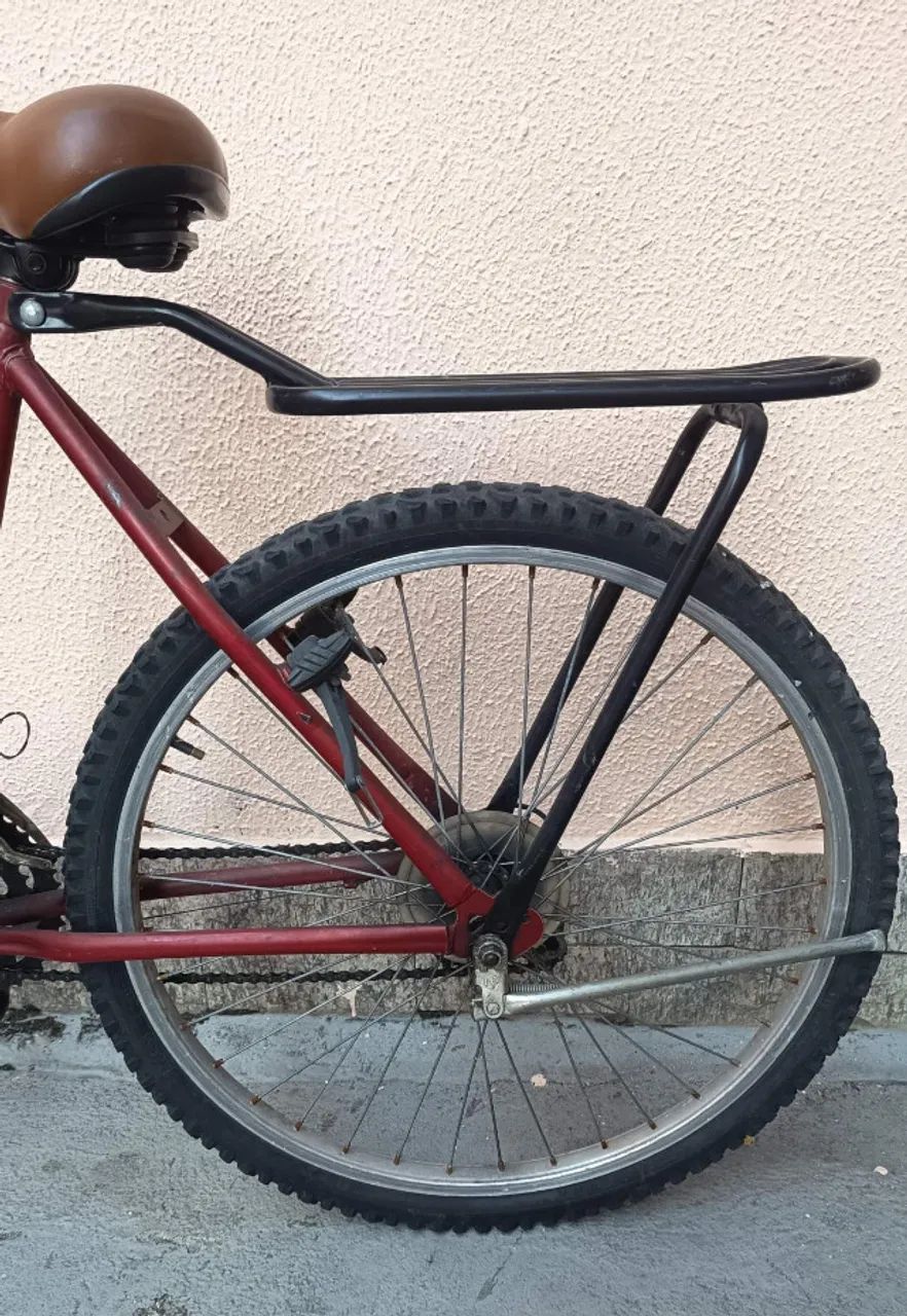 Bicicleta aro 26 urbana simples com garupeira  - Foto 4