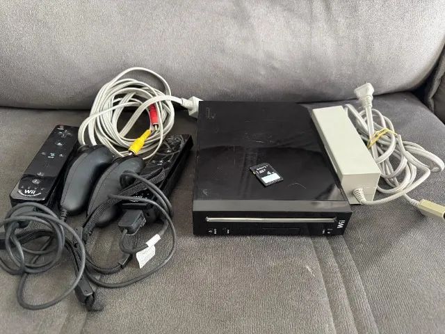 Nintendo wi completo funcionando tudo 