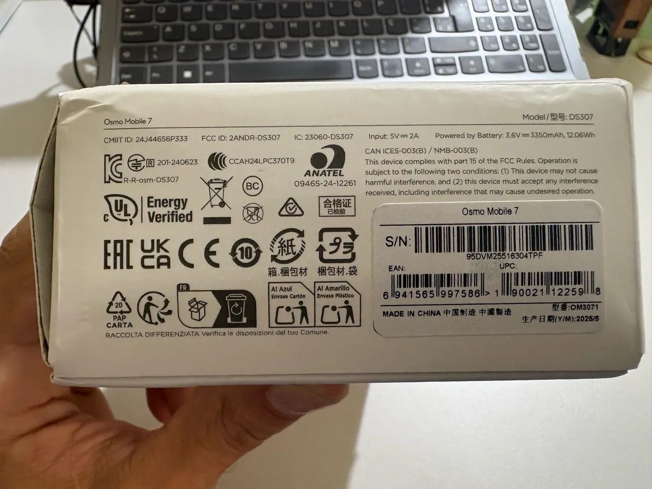 Dji Osmo móbile 7 estabilizador  - Foto 3