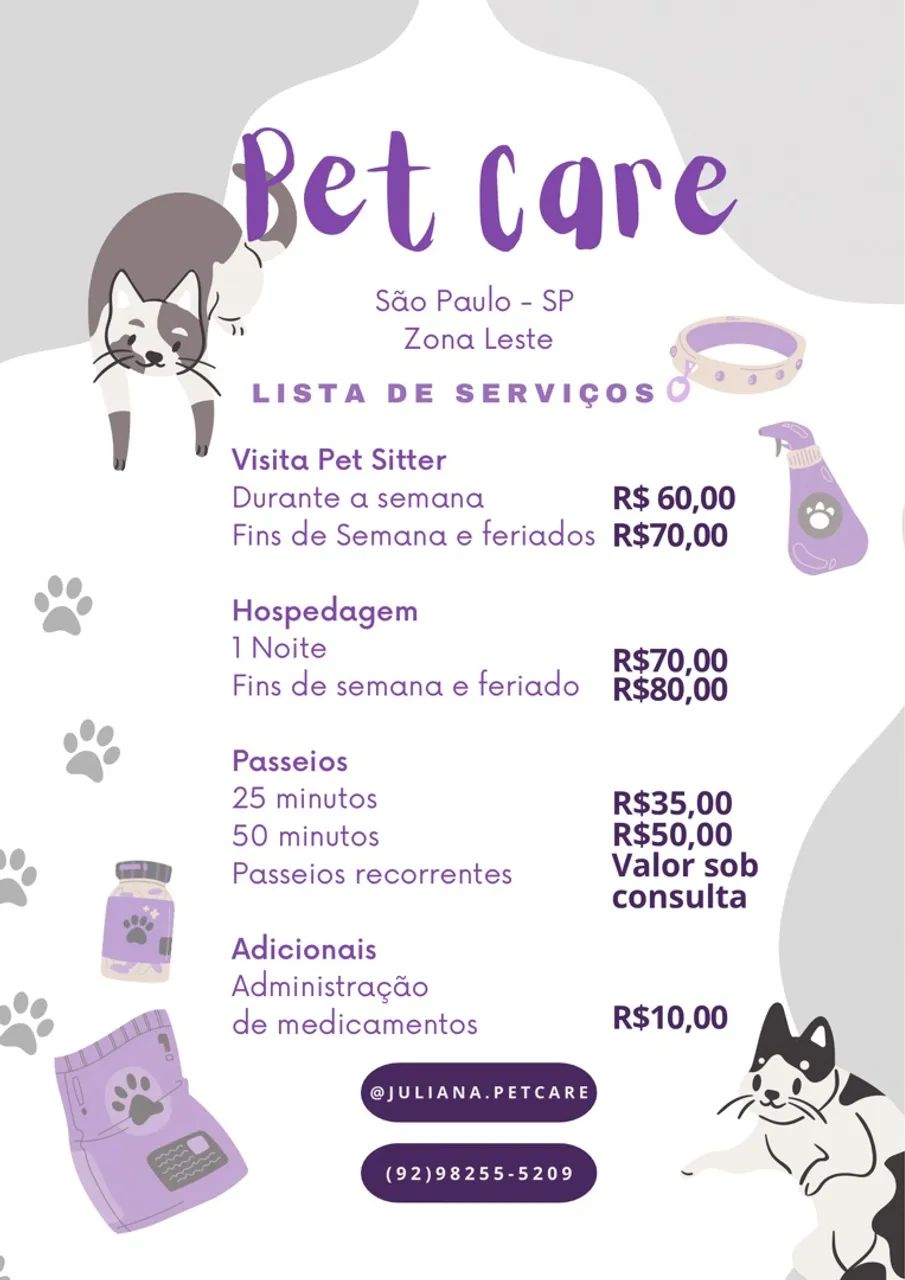Pet Sitter e Hospedagem 