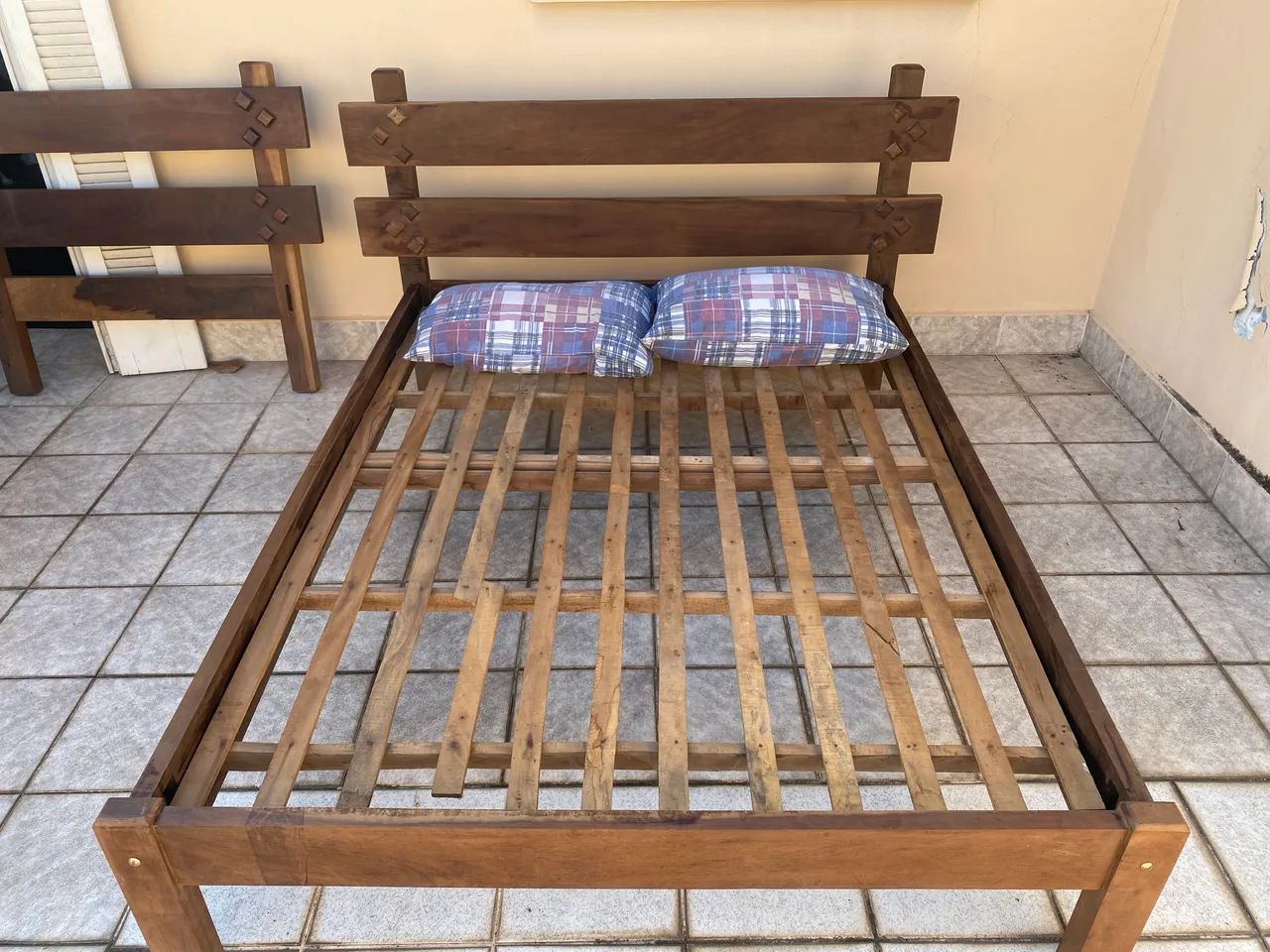 Cama de casal madeira maciça de lei  - Foto 2