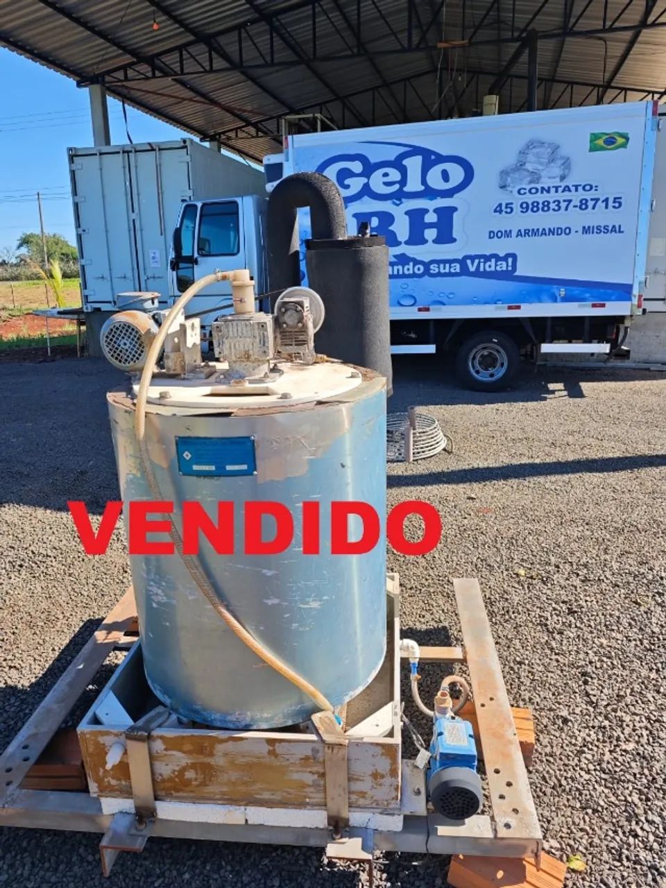 Maquina de gelo escama 3ton/dia 