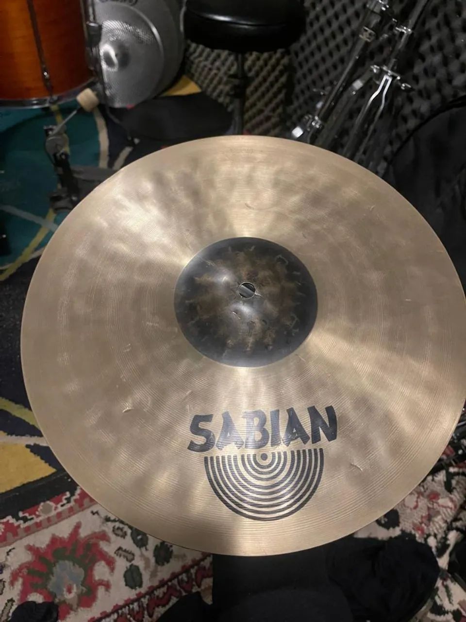 Hihat (Chimbal) sabian HHX stage hats 14 polegadas - Foto 5