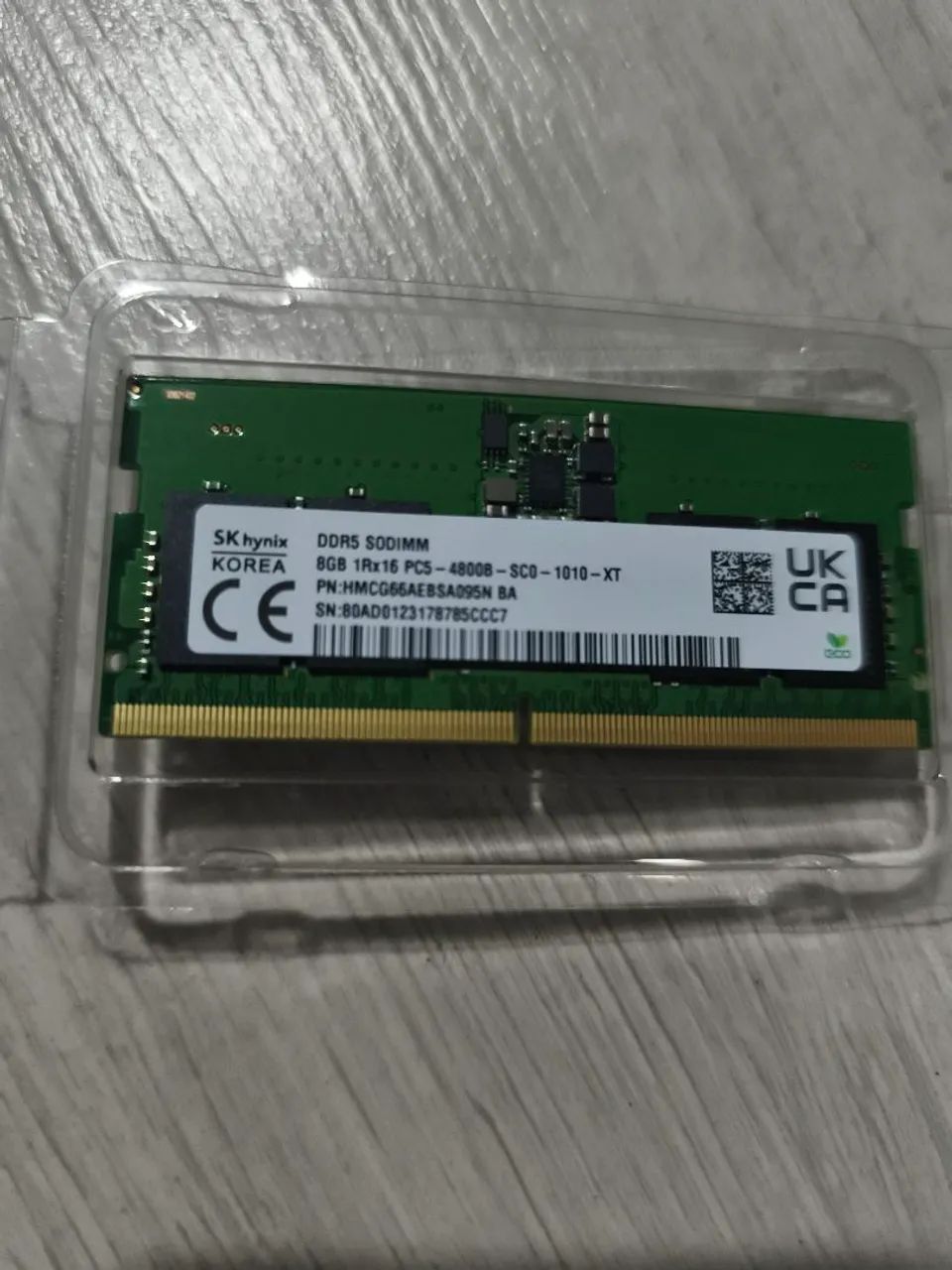 Memória RAM 8GB DDR5 SODIMM PARA NOTEBOOK