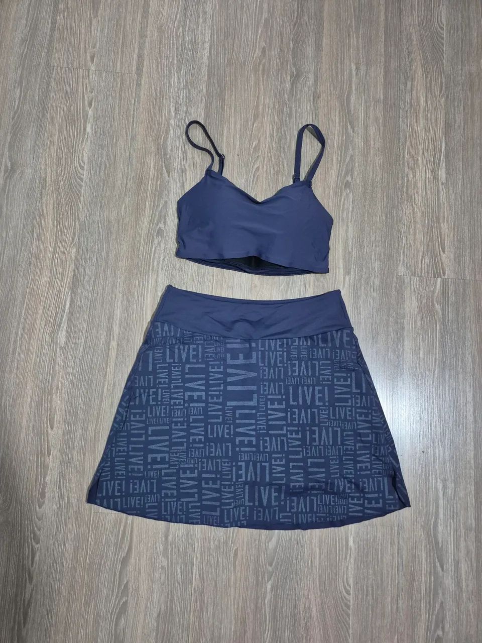 Conjunto saia e top da Live tamanho g