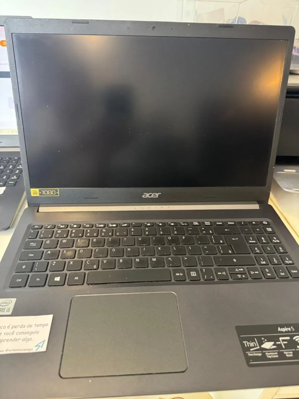 Notebook Acer Aspire 8gb RAM 128gb e 300gb em HD NVidia Geforce