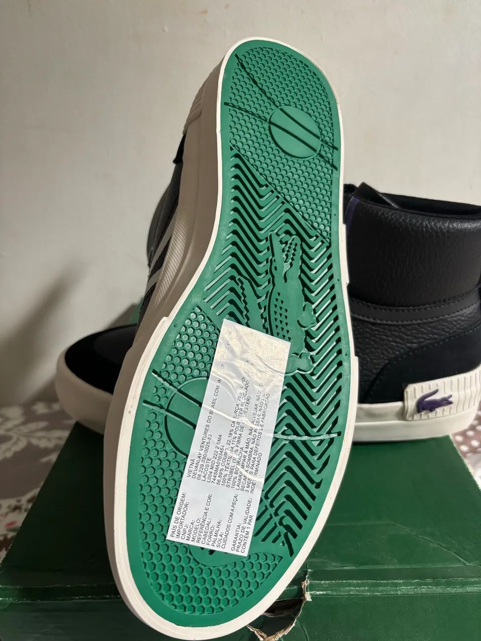 Tênis Lacoste Masculino Couro Sneaker L004