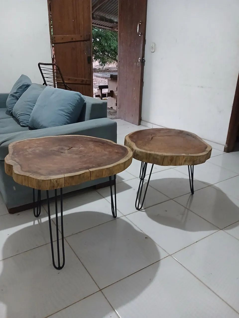 Mesinhas de centro/ canto Rústicas  - Foto 3