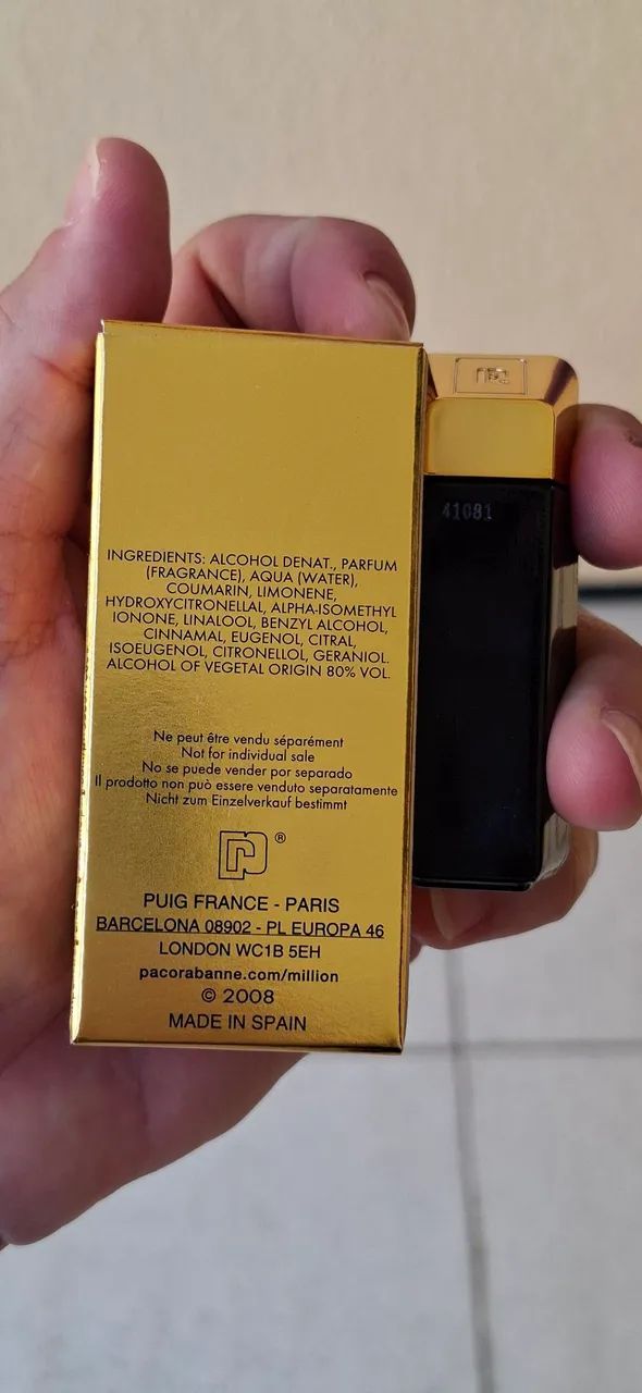 Miniatura One Million  Original - 5 ML  - Foto 2