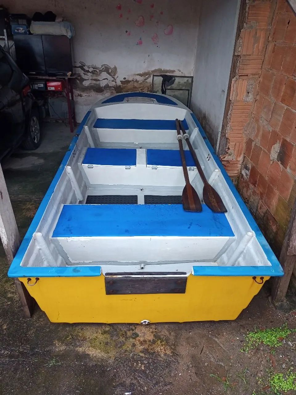 Barco em fibra de vidro - ótimo estado - Foto 2