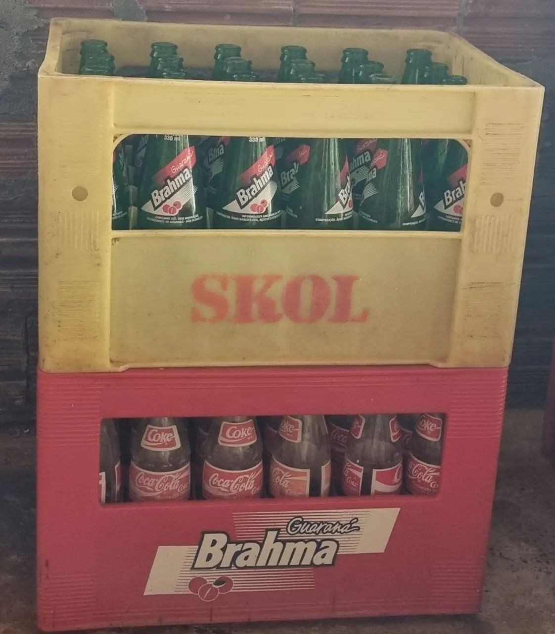 EA Engradado caixa antártica p/24 garrafas de 300ml usado - Foto 3