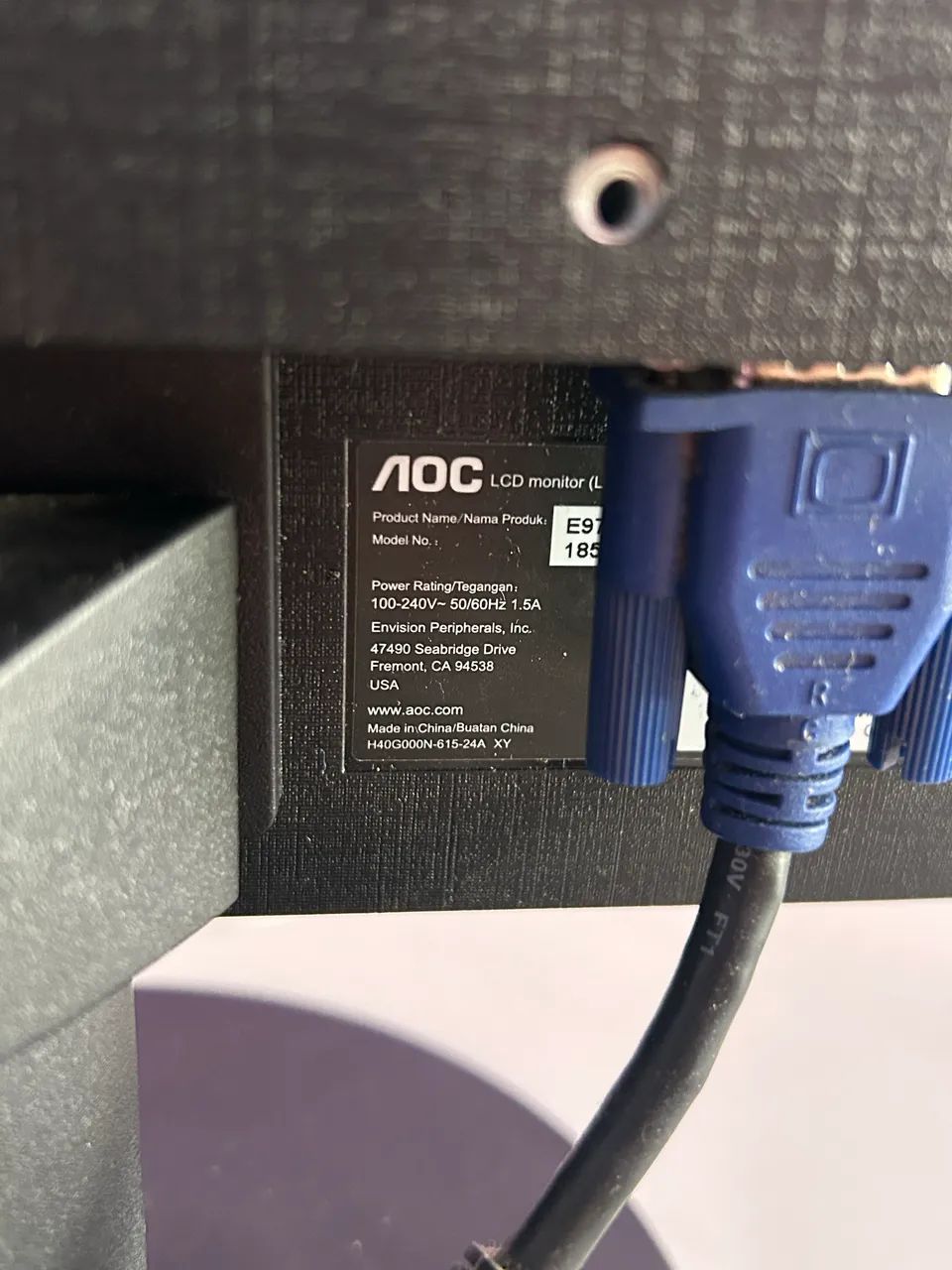 Monitor Aoc em perfeito estado  - Foto 3