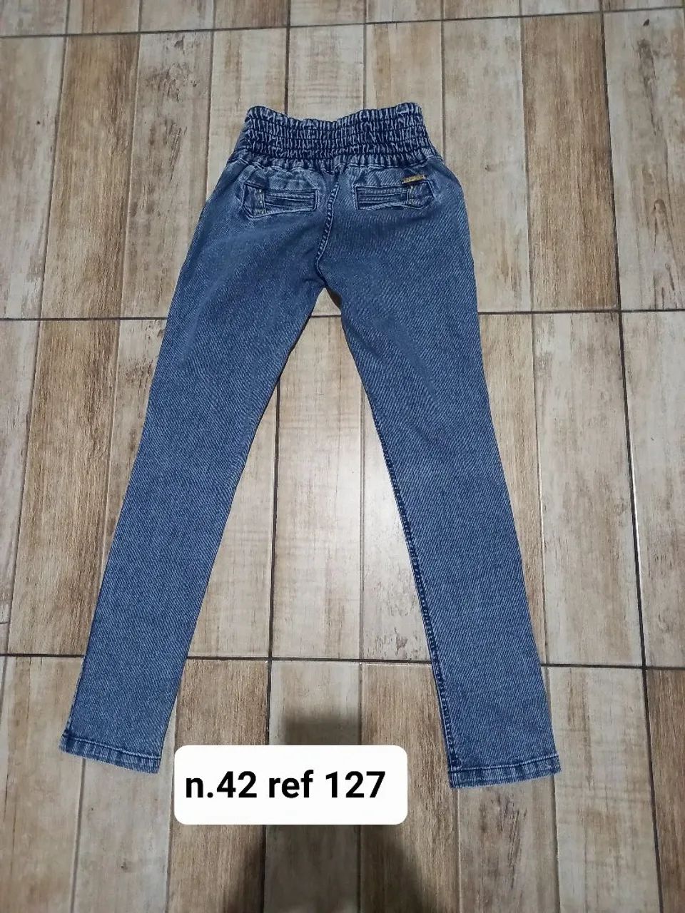 Calça Jeans feminina com elastano - Foto 2