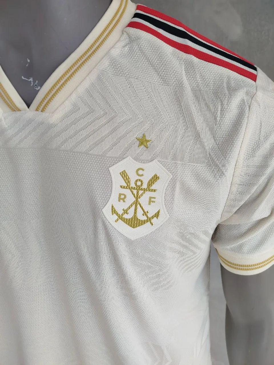 Camisa Flamengo bege jogador  - Foto 3