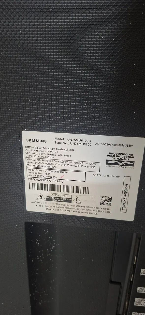 SmartTv Sansung 75 polegadas com defeito - Foto 2
