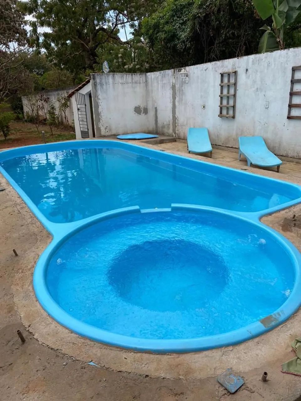 Piscina com SPA 8.5 MTS instalada c brinde