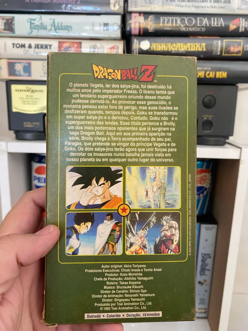 Fita VHS Dragon Ball Z: O Poder Invencível - Anime - Foto 2