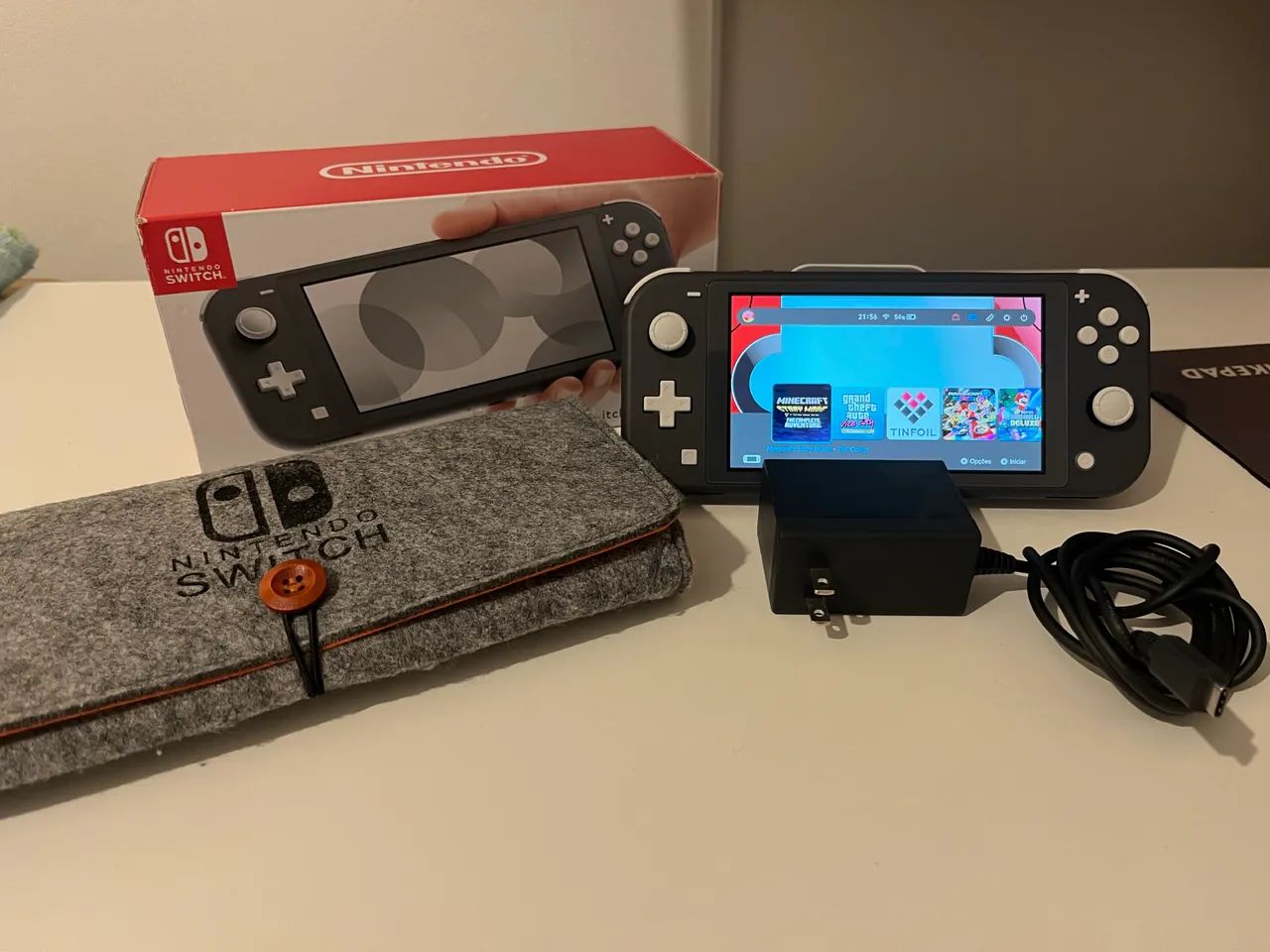 Nintendo Switch lite黒 Nintendo Switch Lite Desbloqueado - Peças e Acessórios de Vídeo