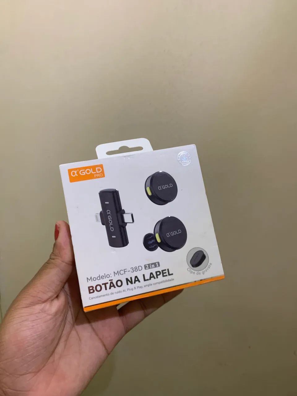 Microfone lapela