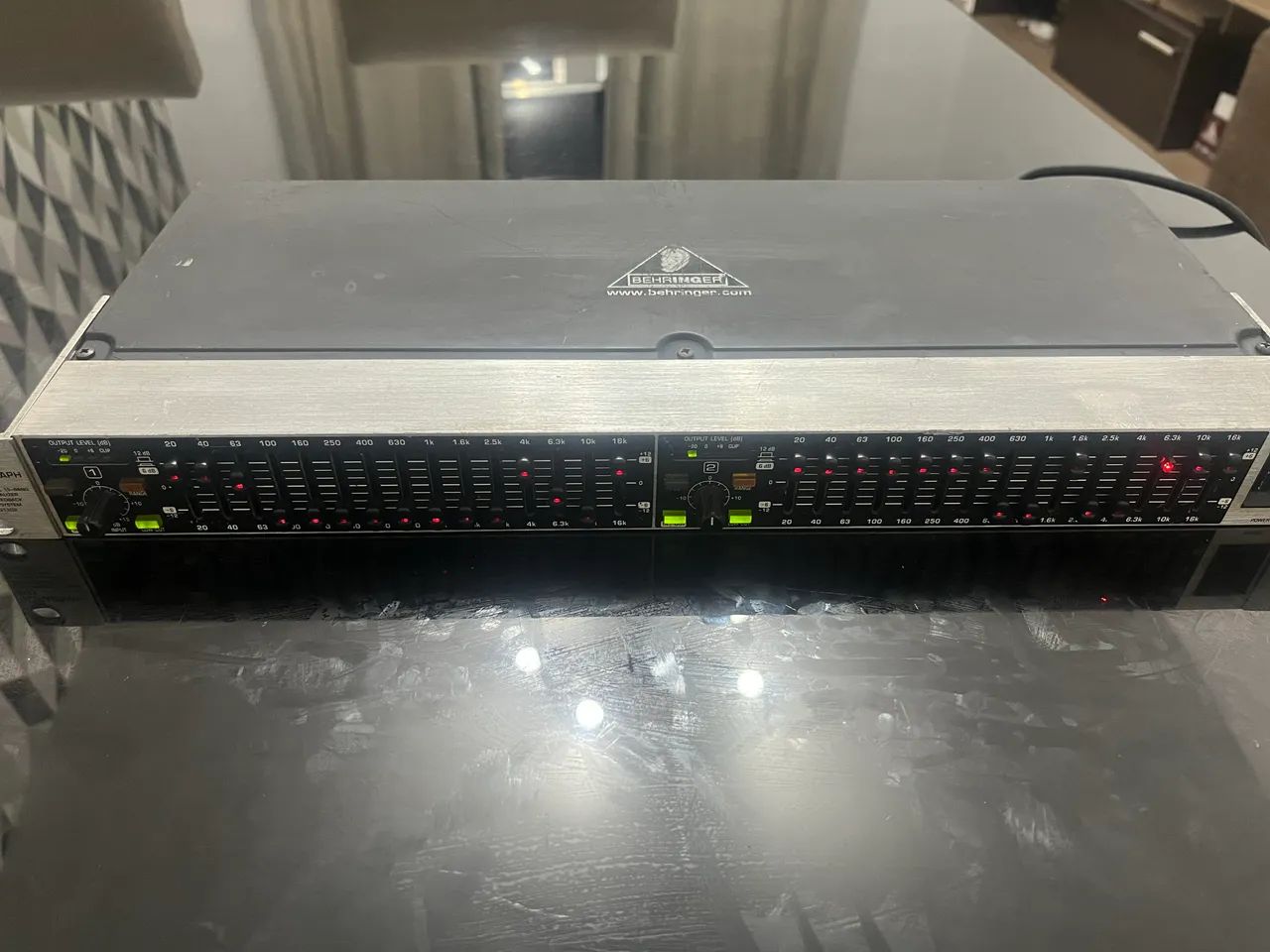 Equalizador Profissional Behringer Ultragraph Pro FBQ1502 15 - Funcionando Perfeitamente 