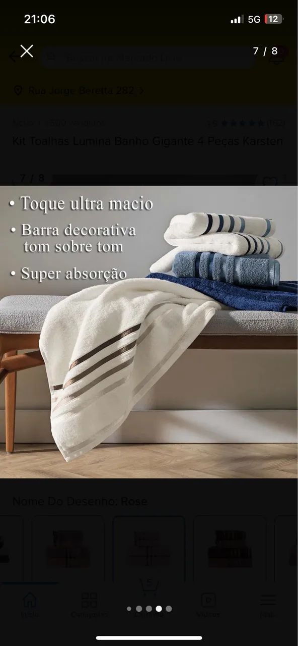 Kit toalhas Karsten Lumina Banhão - Foto 2