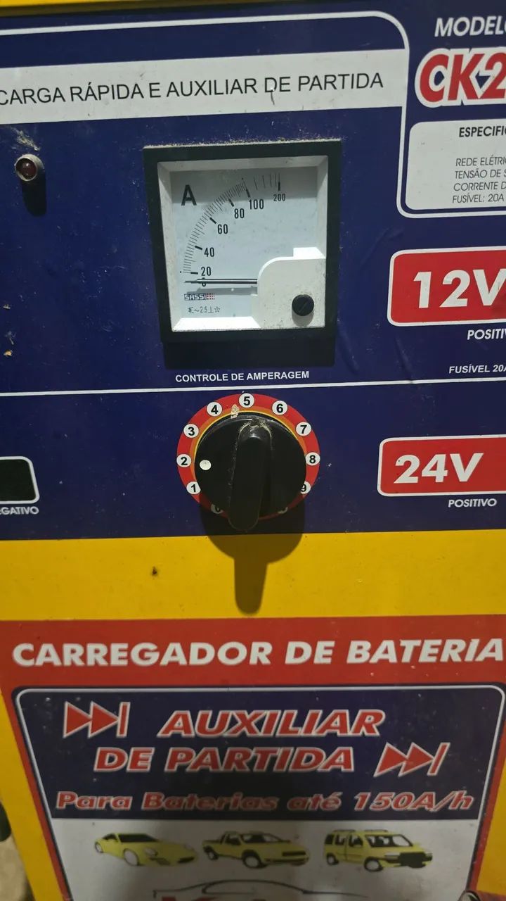CARREGADOR DE BATERIA 150A/H - Foto 5