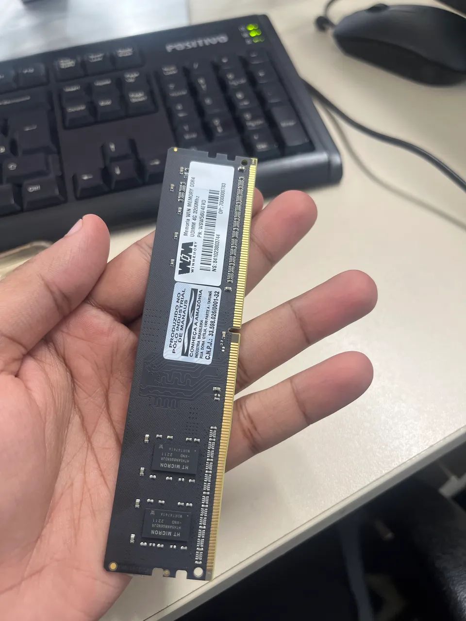 Memória RAM WIN MEMORY DDR4 4gb 3200MHz - Foto 2