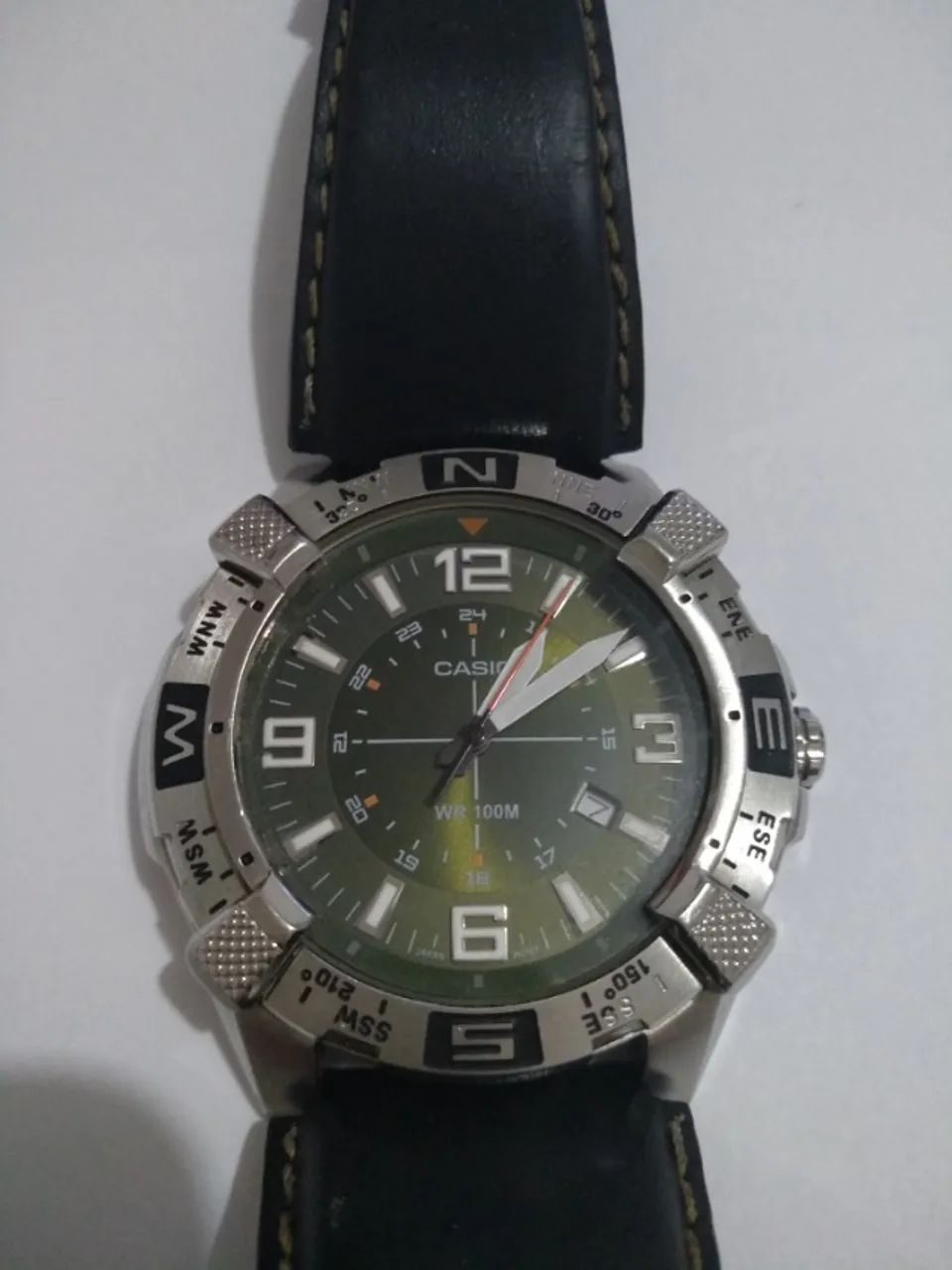 Relógio Casio - Pulseira de Couro - Foto 3