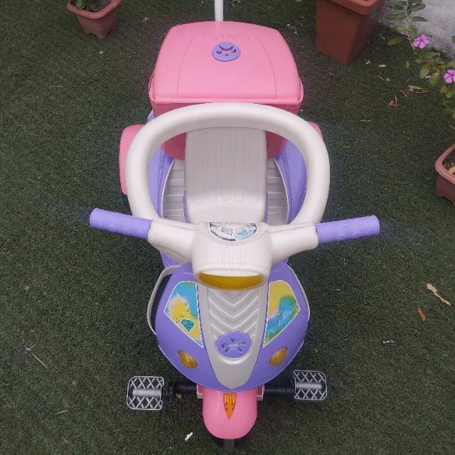 Moto infantil modelo classico com bau - Foto 5