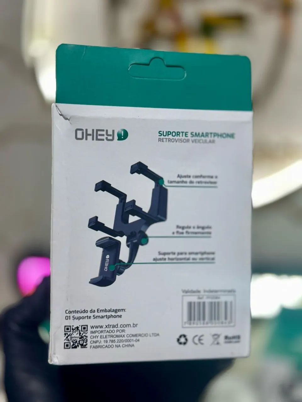 Suporte de celular para retrovisor  - Foto 5