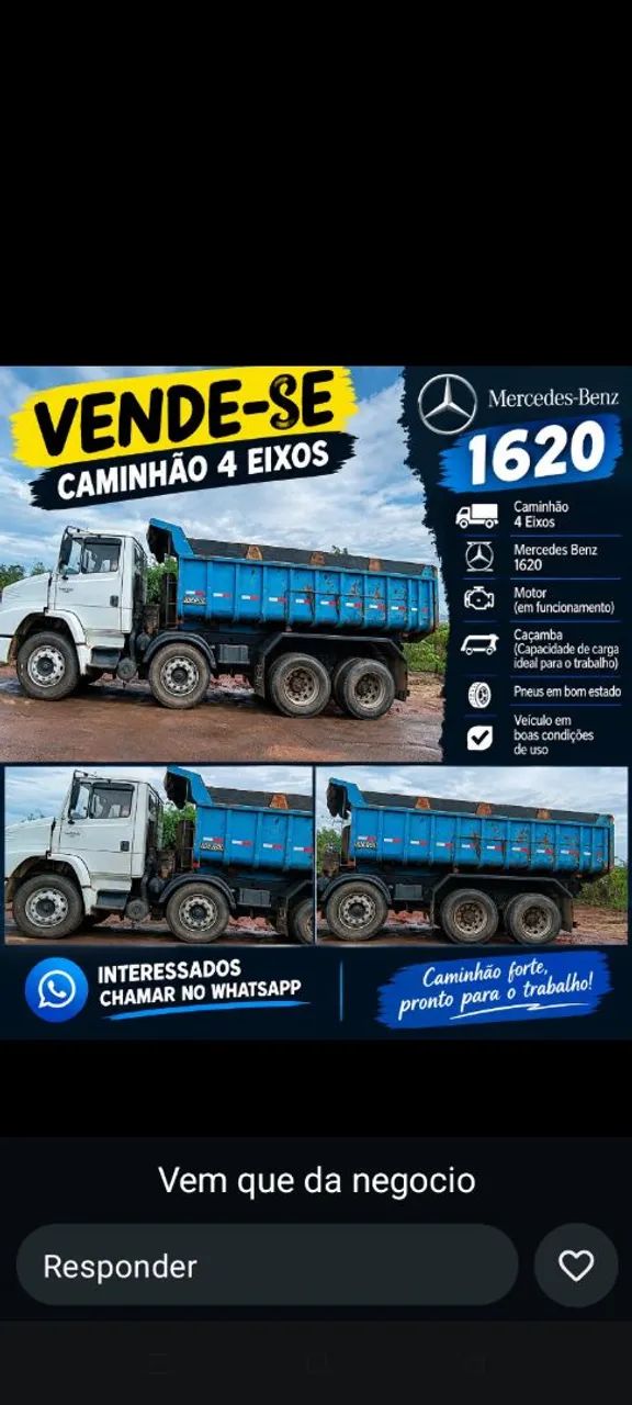 Vendo caminhão 1620 - Foto 2