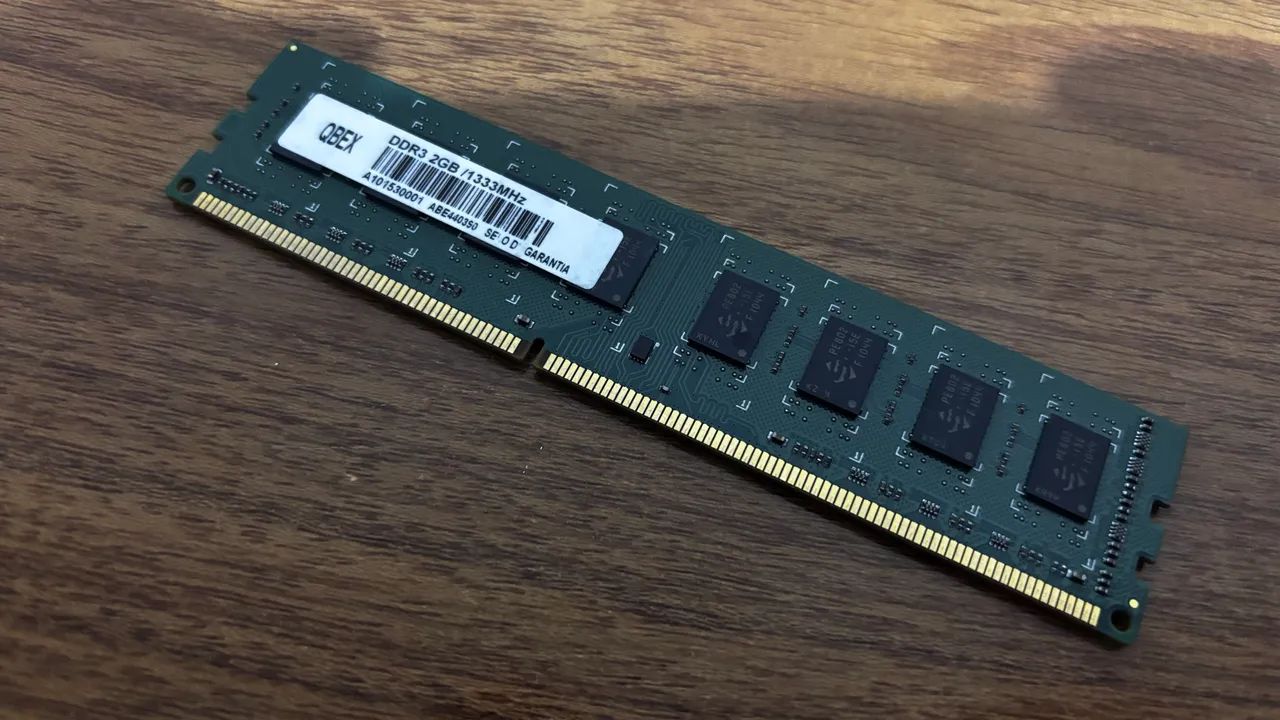 Memoria ram 2gb ddr3 1333 pc ou desktop