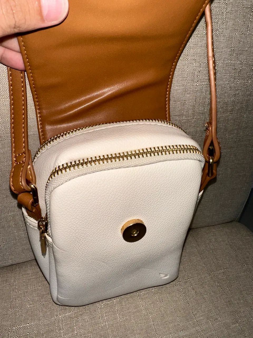 Bolsa transversal bicolor  - Foto 4