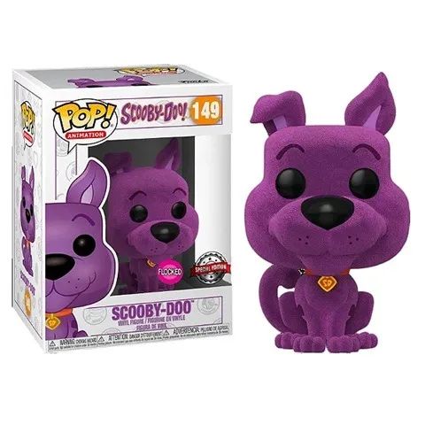 Funko Pop Scooby-Doo 149 Edicao Especial Flocked Veludo
