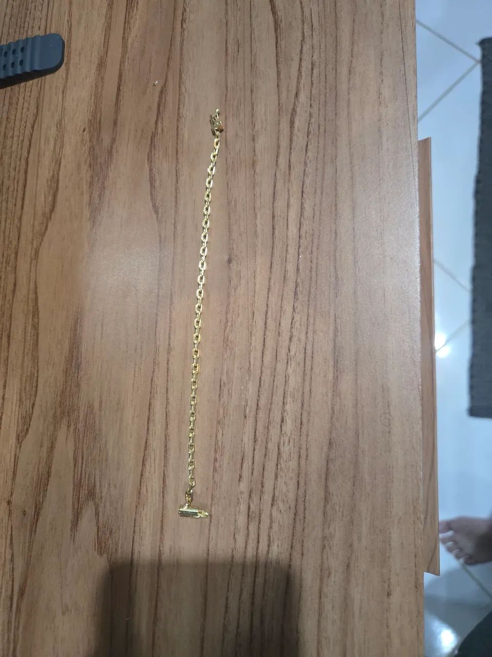 Pulseira banhada a ouro 4mm - Foto 2
