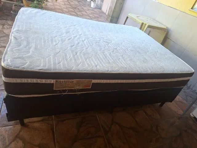CAMA COM BAU E COLCHÃO ACEITO OFERTA - Foto 5