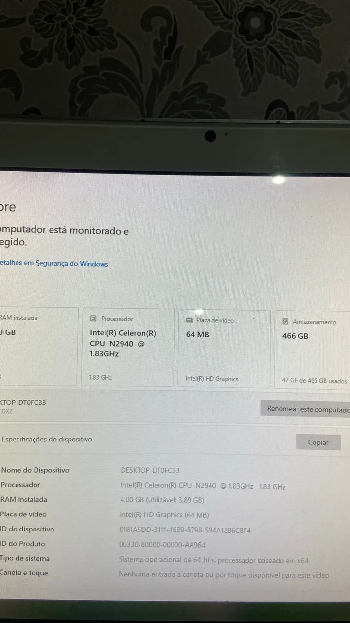 Computador All-in-one + kit mouse e teclado sem fio - Foto 3