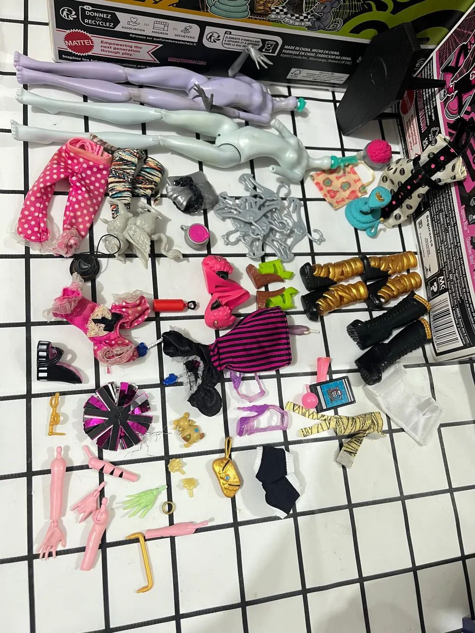 Monster high acessórios básicas 
