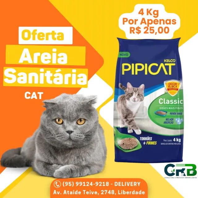 Areia Higiênica para Gato