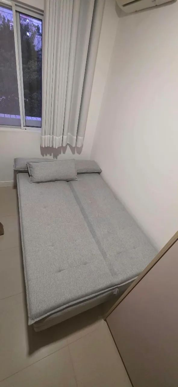 Sofá Cama Linho Cinza Ortobom - Foto 5