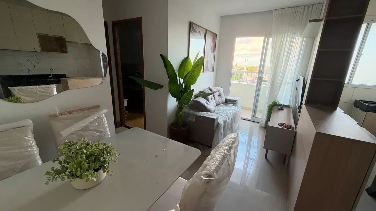 Alugo apartamento mobiliado/ com suite e varanda - elevador - Foto 4