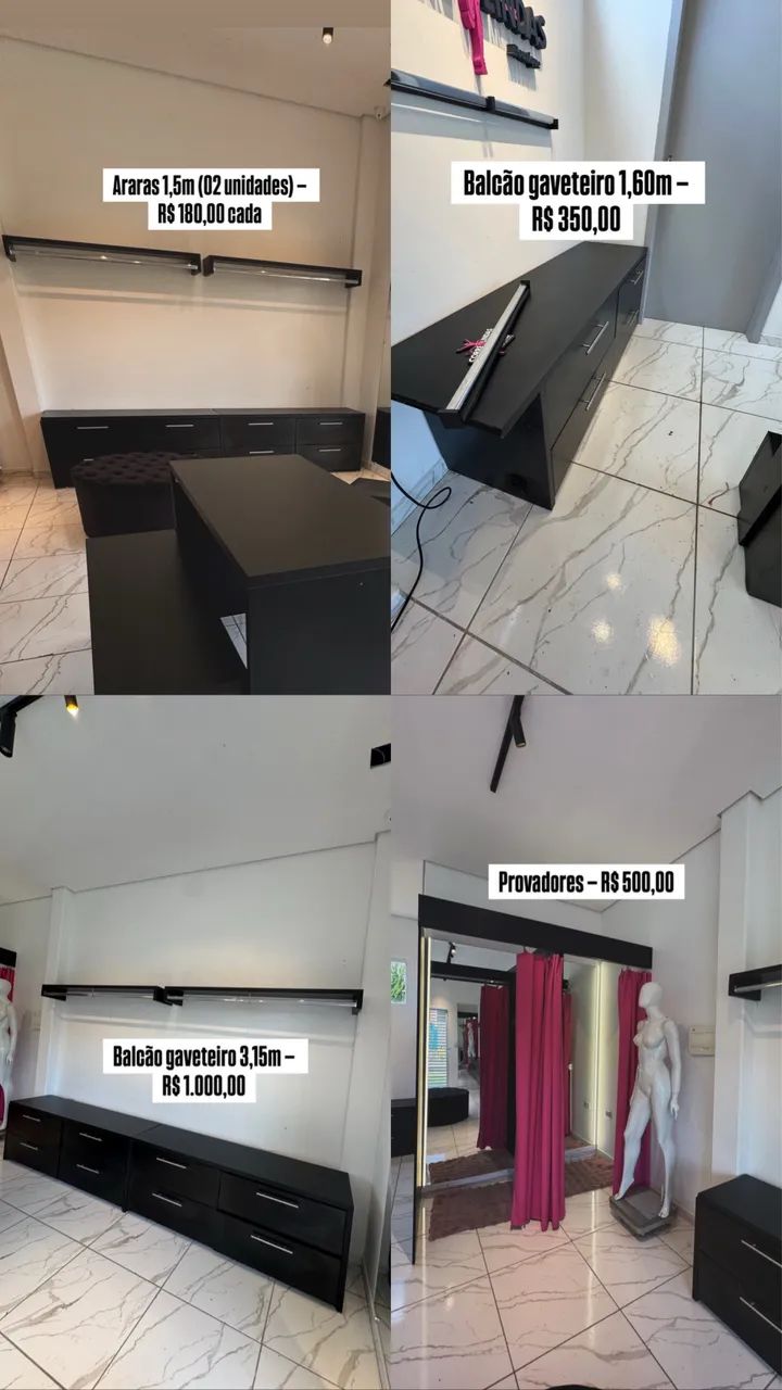 LOJA COMPLETA À VENDA - MÓVEIS + OPORTUNIDADE DE ALUGAR DIRETO COM PROPRIETÁRIO    - Foto 2