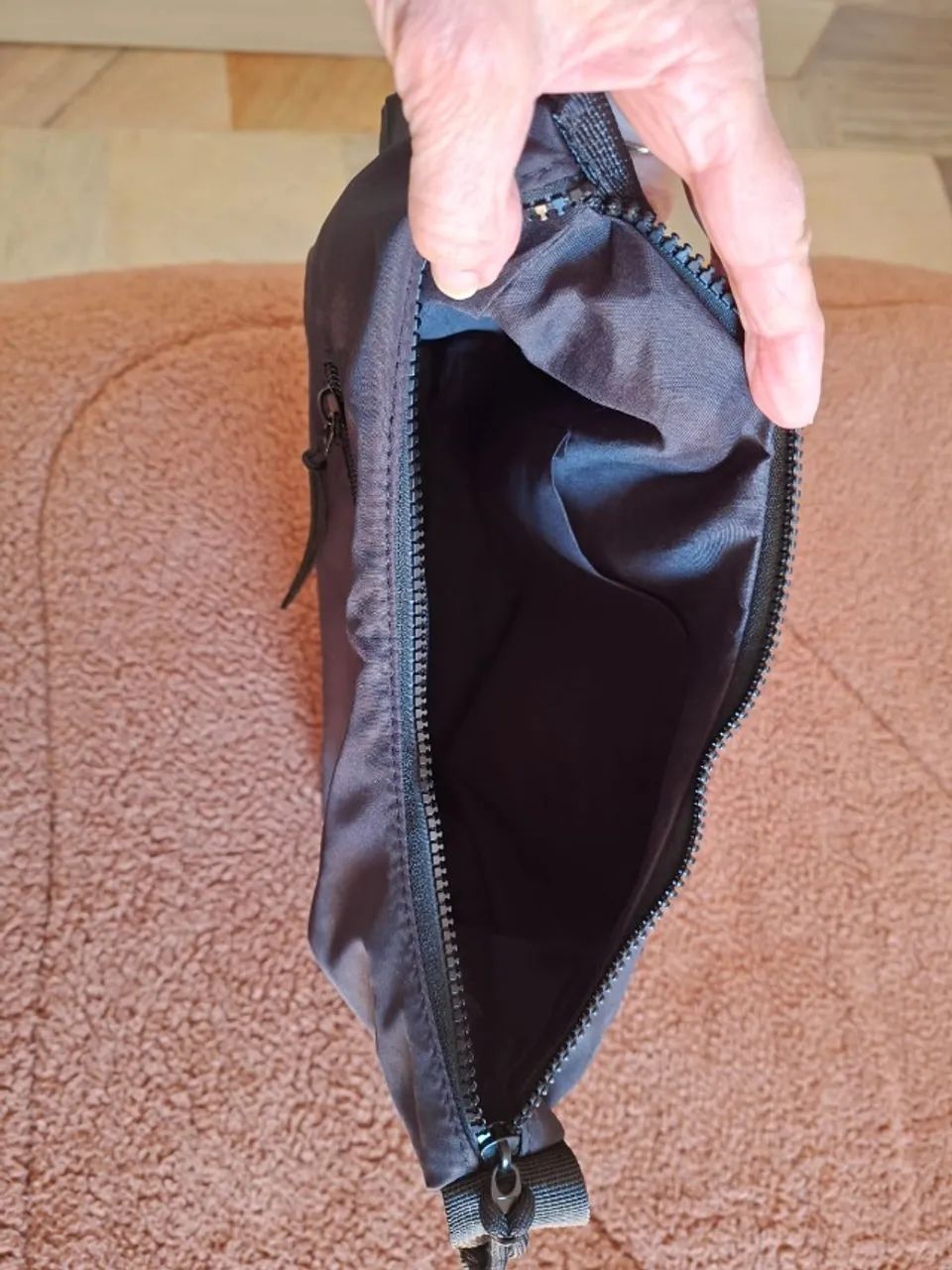 Bolsa preta nylon méida - Foto 2