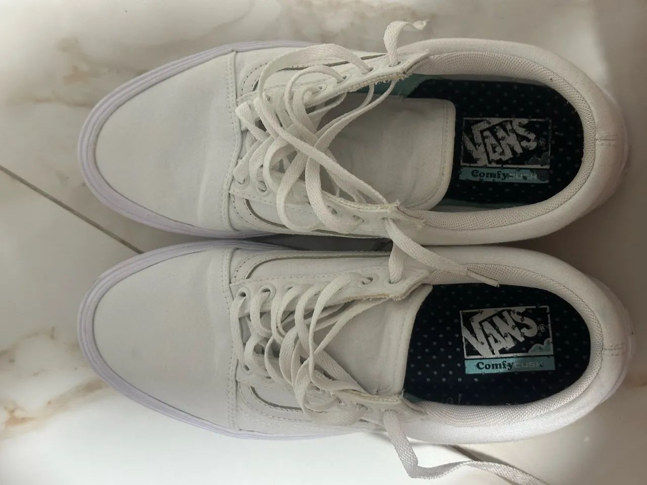 Tênis Vans Old Skool Branco Original - Foto 5