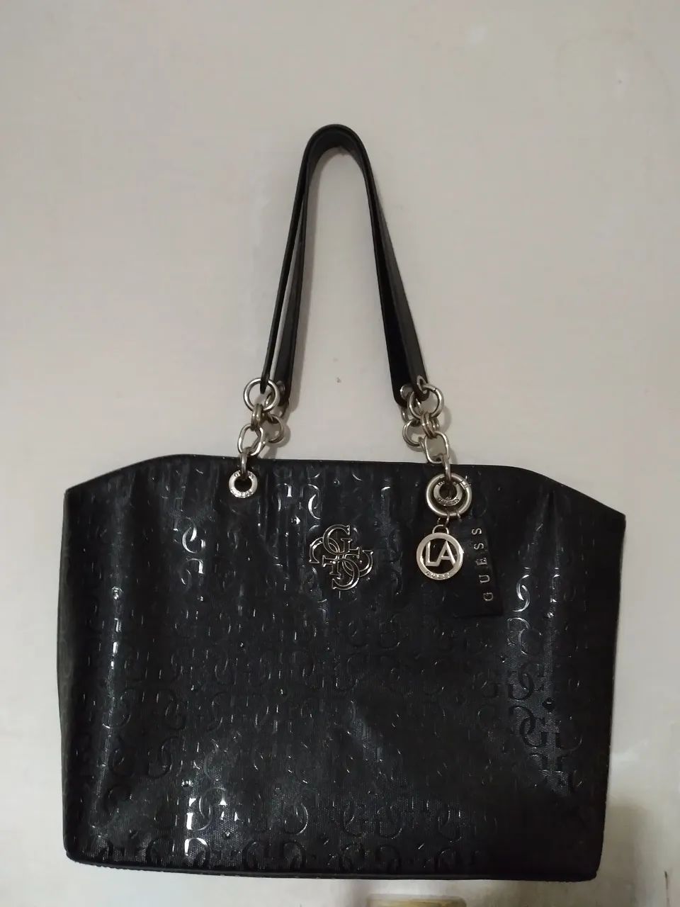 Bolsa Guess Croco Shine + Dust Bag (Impecável) - Foto 3