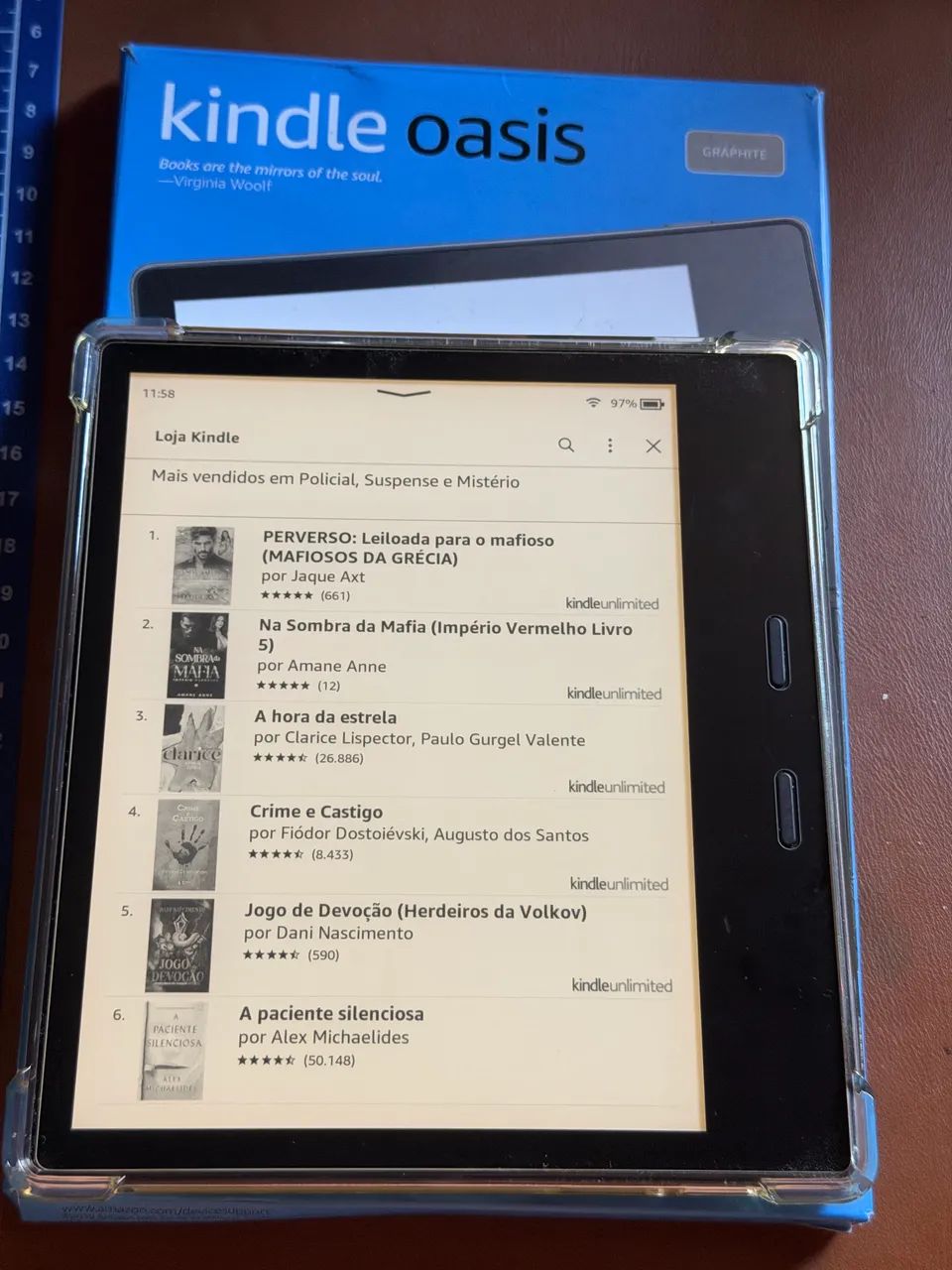 Kindle Oasis 10ª Geração 8gb - Livros e revistas - Bosque, Rio