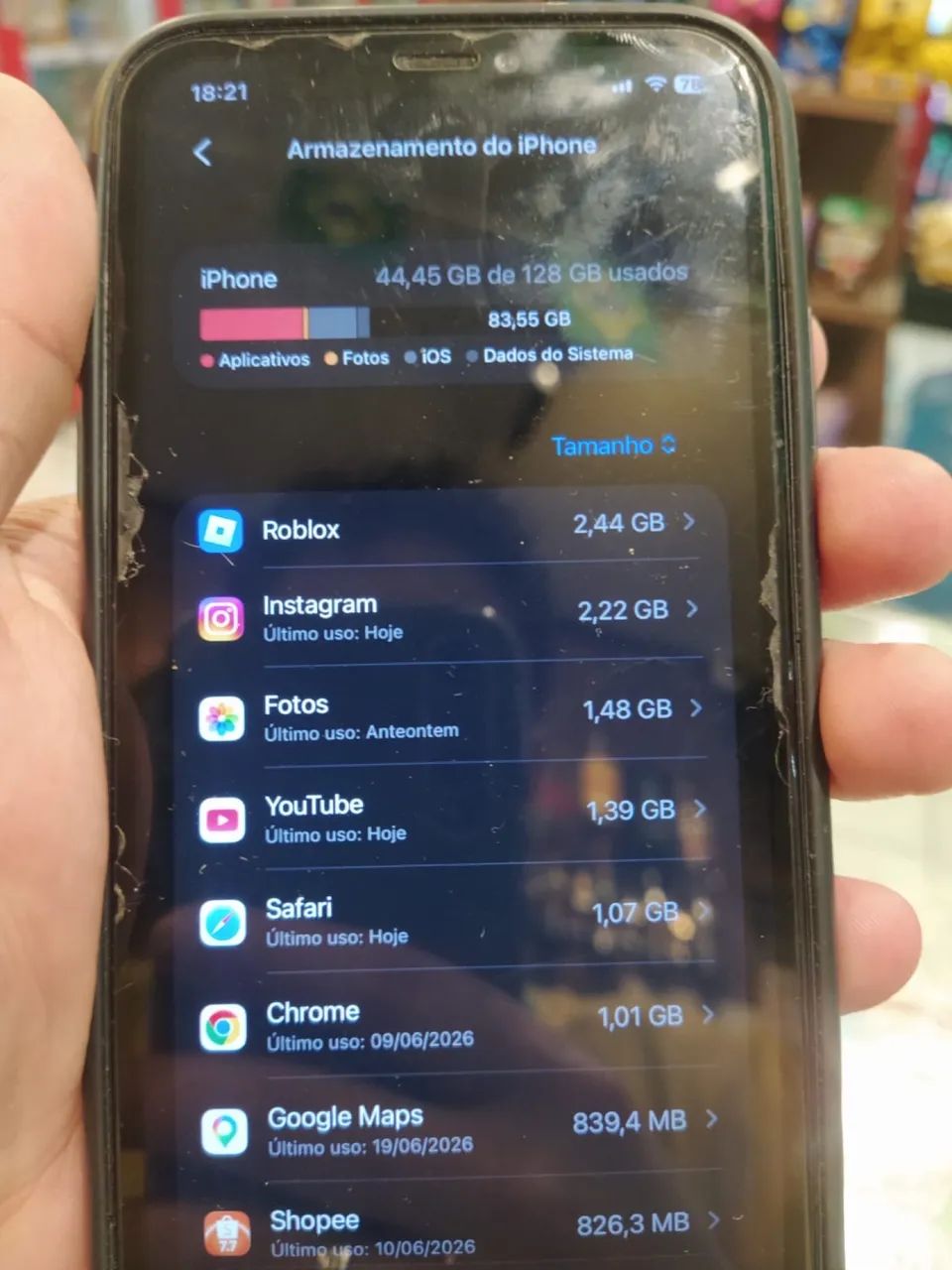 iPhone 11 128GB FaceID defeito  - Foto 3