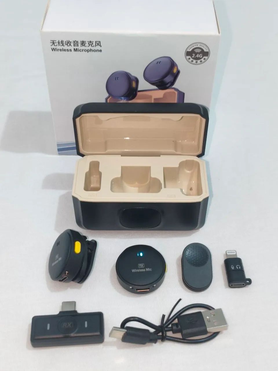 Microfone de Lapela Bluetooth  - Foto 4