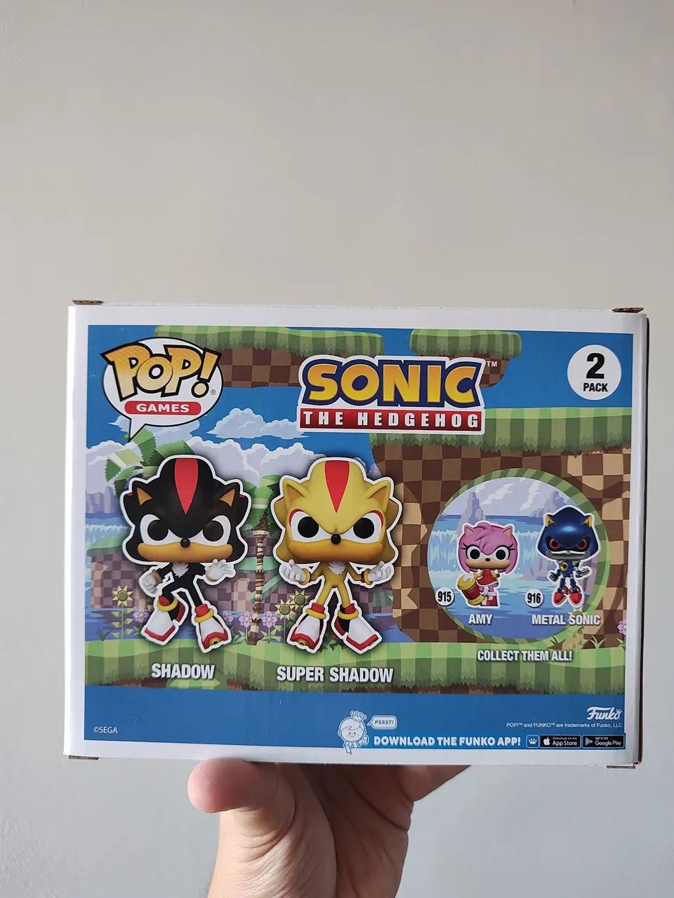 Funko Pop Sahdow e Super Shadow GLOW Special Edition  - Foto 4